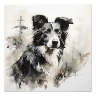 Foto Pintura con tinta de la naturaleza del perro