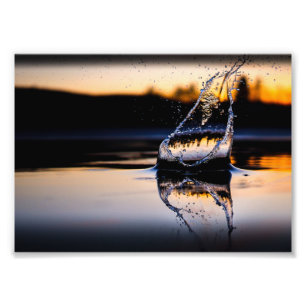 Foto Pintura de acuarela abstracta: salpicaduras de col