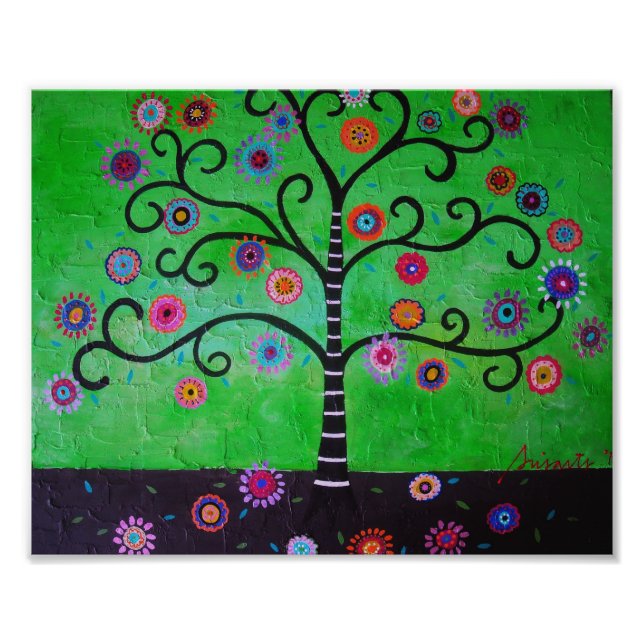 Foto Pintura de árbol de vida (Frente)