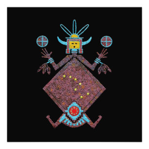 Foto Pintura de arena y mitología