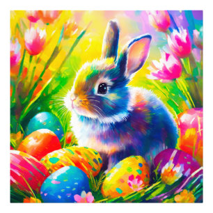 Foto Pintura de conejito de Pascua Bebé-91451