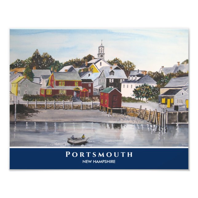 Foto Pintura de EE.UU. en Portsmouth Harbour New Hampsh (Frente)