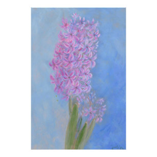 Foto Pintura de flor Lilac Pink Hyacinin