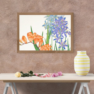 Foto Pintura de flores silvestres acuáticas - Camas en