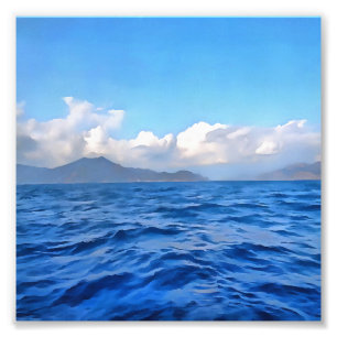 Foto Pintura de la Costa Turquesa del Marmaris Azul Ege