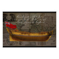 Pintura de perfil del barco Jersey