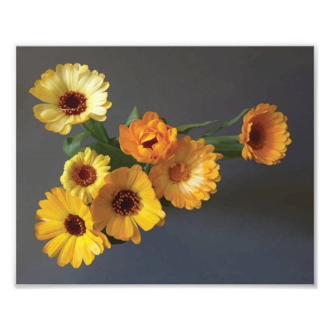 Foto Pintura de ramo de Gerbera (Frente)