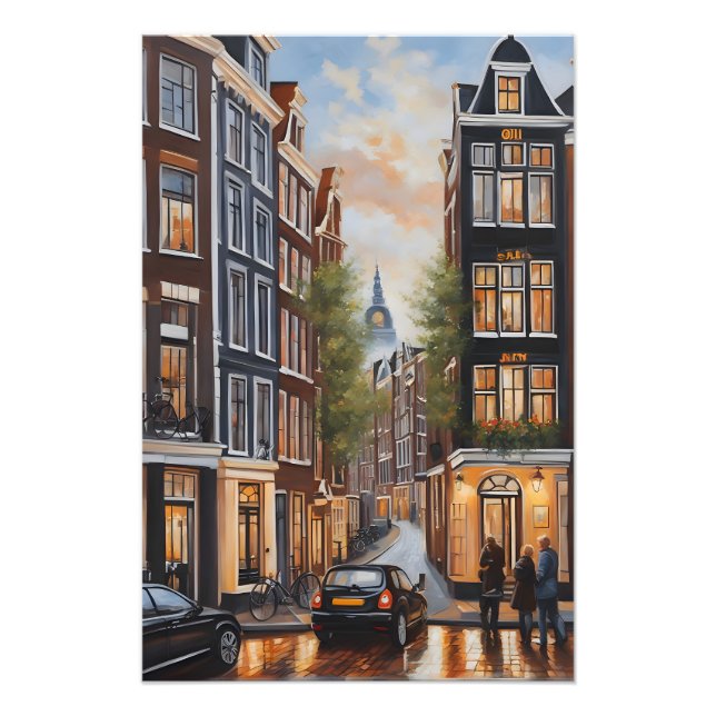 Foto Pintura del óleo de Ámsterdam (Frente)