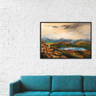 Foto Pintura del paisaje "Alturas rocosas"