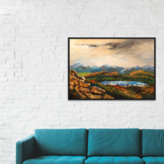 Foto Pintura del paisaje "Alturas rocosas"