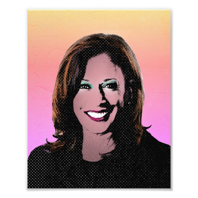 Foto Pintura pop de Kamala Harris (Frente)