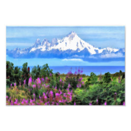 Foto Pintura surrealista de Alaskan Wilderic