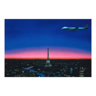 Foto pinturas artísticas de hiroshi nagai ciudad pop y 