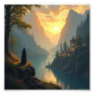 Foto Pinturas Digitales de Paisajes de Fantasía para Pa