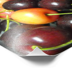 Foto Pinturas fotográficas de cerezas mezcladas de colo