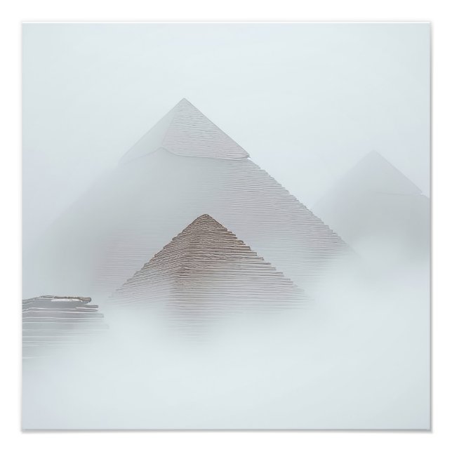 Foto Pirámides en la Niebla (Frente)