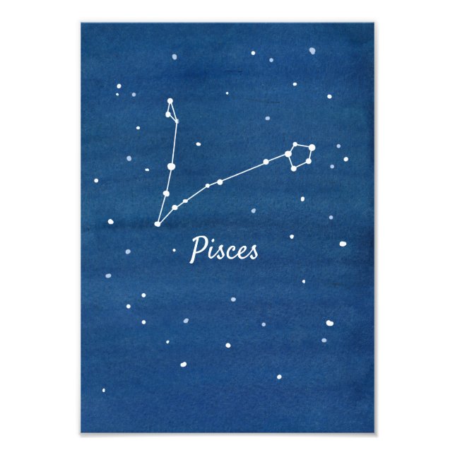 Foto Pisces Star Constellation Blue (Frente)