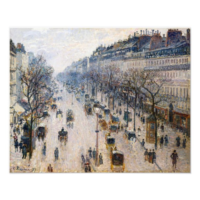 Foto Pissarro - Boulevard Montmartre, invierno por la m (Frente)