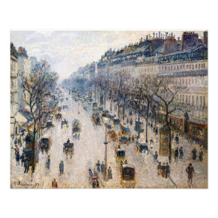 Foto Pissarro - Boulevard Montmartre, Mañana de Inviern
