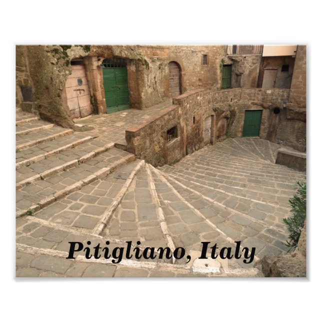 Foto Pitigliano Italia Puertas verdes Fantásticas (Frente)