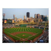Pittsburgh Imprime Vista De Béisbol