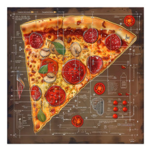 Foto Pizza Modern Blueprint