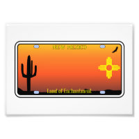 Placa de licencia de Nuevo México