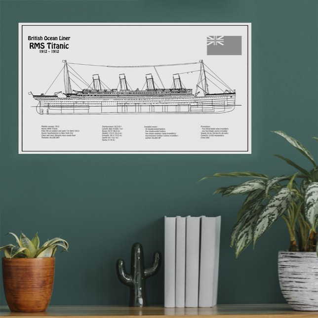Foto Planes del plan de transporte marítimo Titanic (Subido por el creador)