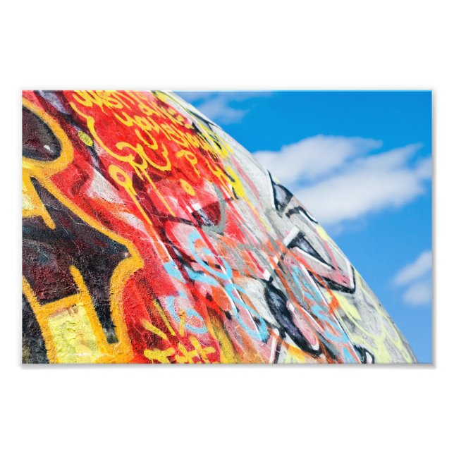 Foto planeta graffiti (Frente)