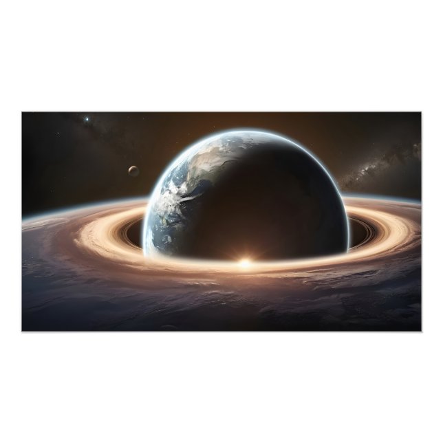Foto Planeta terrestre desde el espacio (Frente)