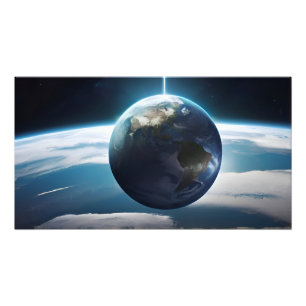 Foto Planeta terrestre desde el espacio