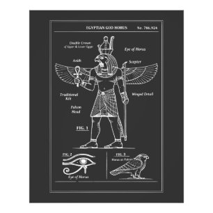 Foto Plano del dios egipcio Horus