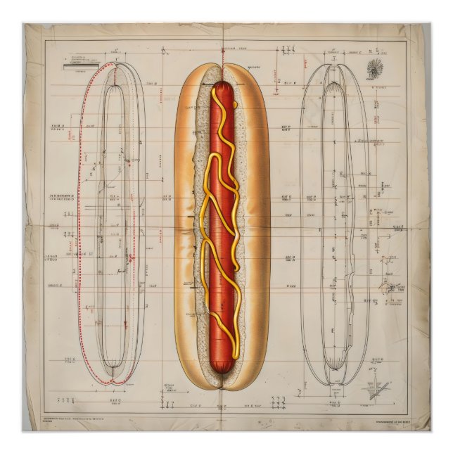 Foto Planos antiguos de Hot Dog (Frente)