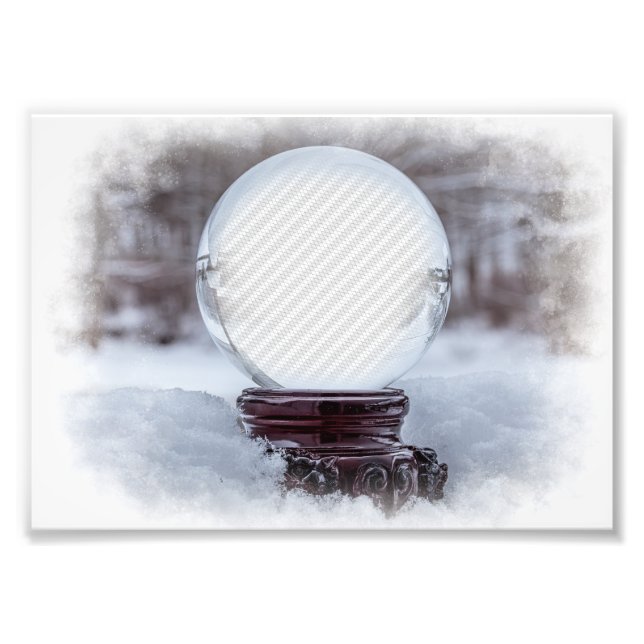 Foto Plantilla de Bola de Cristal (Frente)