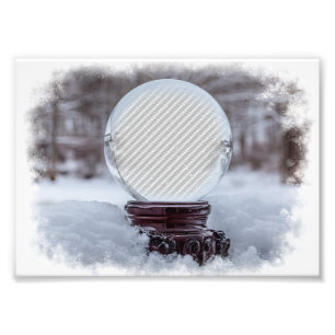 Foto Plantilla de bola de nieve
