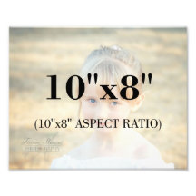 Plantilla de fotografía profesional 10 x 8 relació