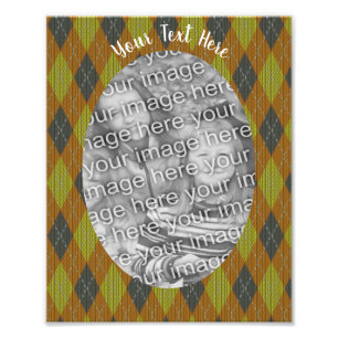 Foto Plantilla de marco de diseño de arcilla verde marr