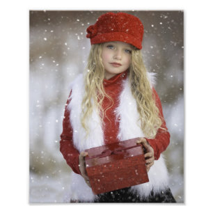 Foto Plantilla de personalización de invierno 8 x 10 li