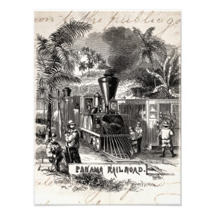 Foto Plantilla de tren del ferrocarril del Canal de Pan