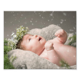 Foto Plantilla personalizada de retrato de invierno fác