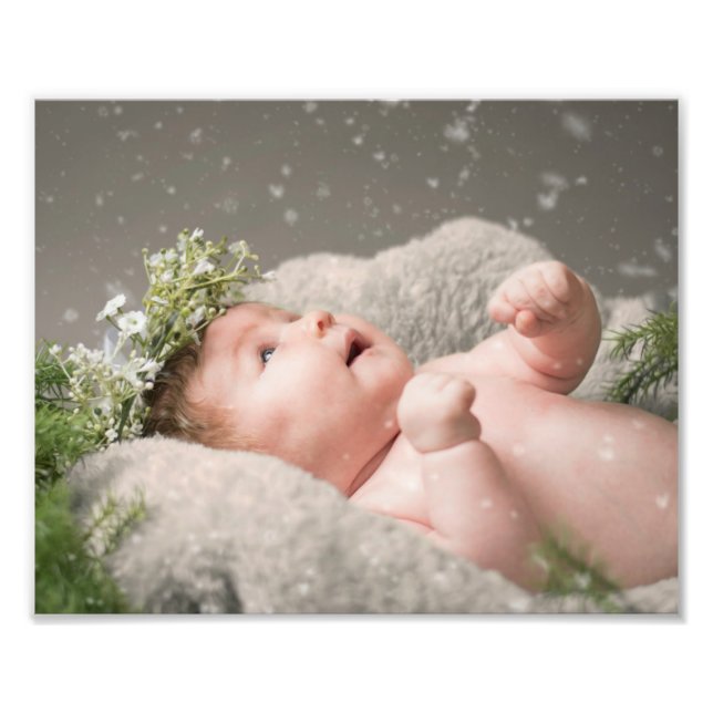 Foto Plantilla personalizada de retrato de invierno fác (Frente)