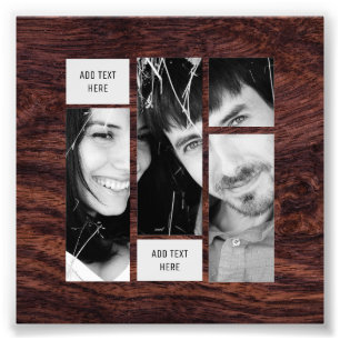 Foto Plantilla Rustic Photo Text - Transferencia a cual