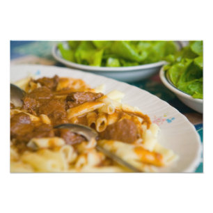 Foto plato de pasta, Istria, Croacia, Europa del Este,
