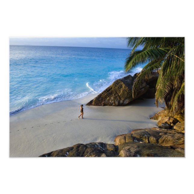 Foto Playa Ansi Victorin, Isla Fregate (Frente)