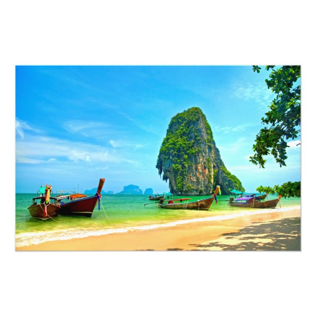 Foto Playa del Ferrocarril en Krabi, Tailandia (Frente)