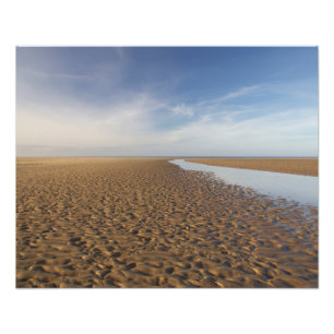 Foto Playa Holkham Norfolk Paisaje Costero Minimalista