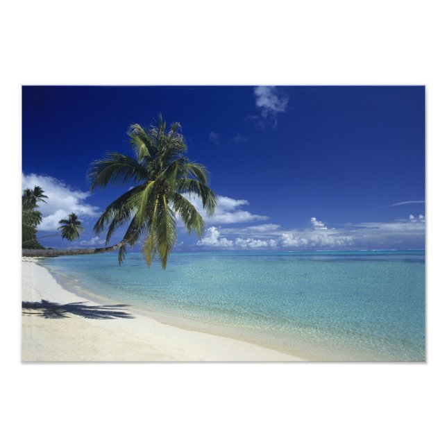 Foto Playa Matira en la isla de Bora Bora, (Frente)