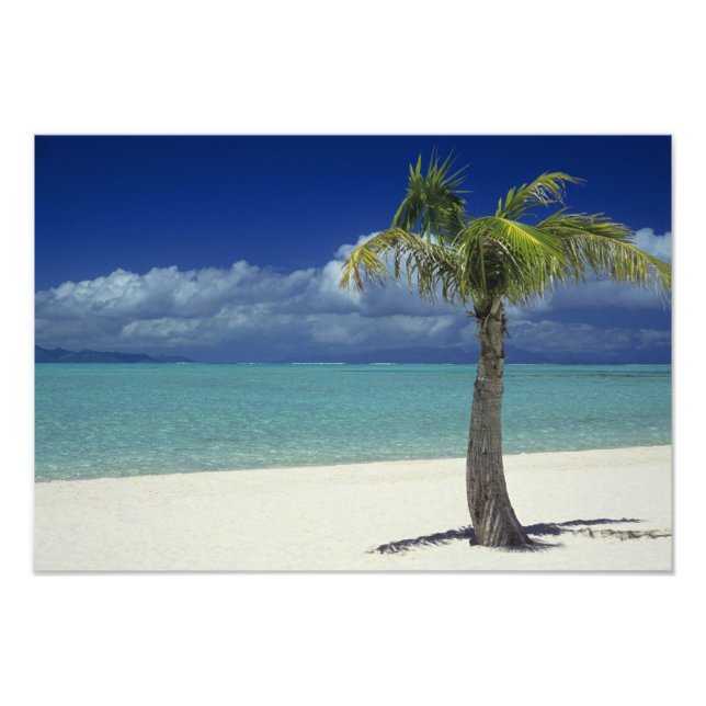 Foto Playa Matira en la isla de Bora Bora, (Frente)
