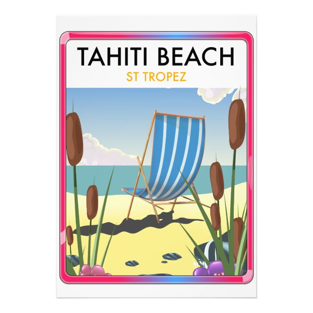 Foto Playa Tahití st tropez (Frente)