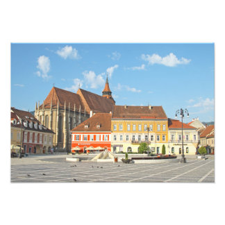 Foto Plaza del Consejo de Brașov, Transilvania, Rumania
